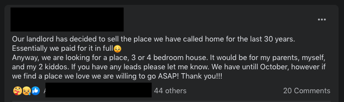 Paid Landlord's Mortgage